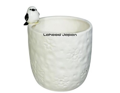 Cute Long-tailed Tit Tumbler Approx. 250ml with Figure Animal Design SAN4403
