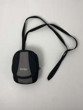 Vivitar Compact Digital Camera Case Gray/Black with Carrying Strap