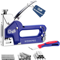 3-In-1 Handtacker FüR Holz-Holztacker Mit Einstellbarer Schusstiefe