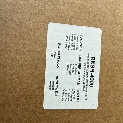 RKSR-4000 Universal Pneumatic Receiver Controller Kit 1,2 or 3 Inputs Barber