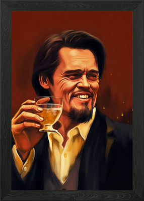 Jim Carey Laughing 2 gerahmtes Wandbild Poster Leinwanddruck Bild