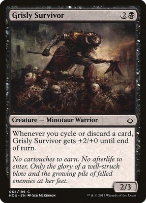 [MTG] Grisly Survivor (064) (HOU) LP-HP