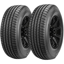 Qty 2 24565r17 Michelin Defender Ltx Ms 107t Sl Black Wall Tires