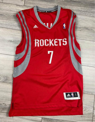 adidas Houston Rockets Jeremy Lin #7 NBA Basketball Jersey Men's S Red/Gray
