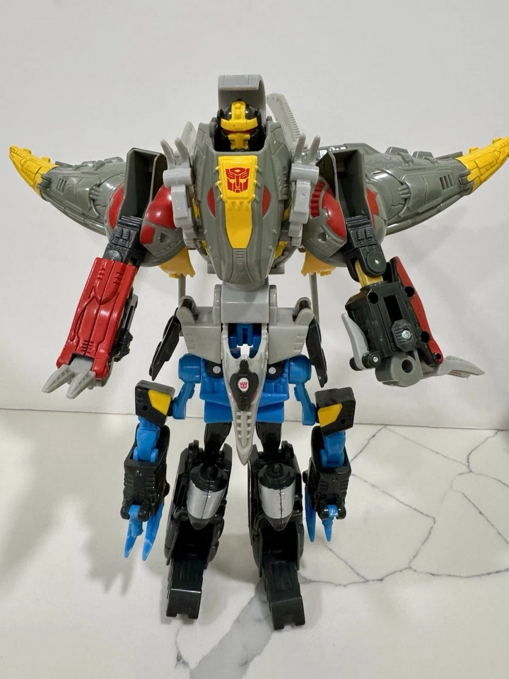 Transformers Energon Grimlock Swoop Mega-Dinobot 100% Complete Instructions - Image 2 of 4