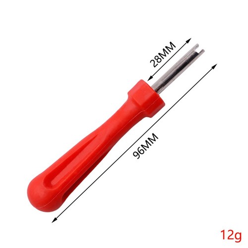 Single Head Valve Core Remover 69mm Handle Length New Red Tire Repair Tool - Picture 3 of 9