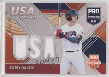 2020 Elite Extra Edition USA Baseball Material Orange 24/199 Bobby Dalbec n1u