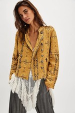 Free People - Lotty Jacquard Band Jacket NWT