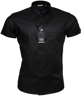 Camicia Oxford Tinta Unita Con Collo Button Down Custom Fit - Foto 4