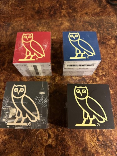 4x OVO x Post-It Note Block Variety - Black, Blue, Red & Toronto Skyline/Yellow - Bild 1 von 4