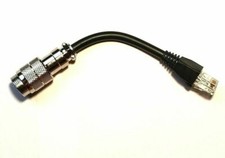 8-Pin Round YAESU/FLEX to 8-Pin RJ45 Modular YAESU/FLEX TRX Adapter HS-88F