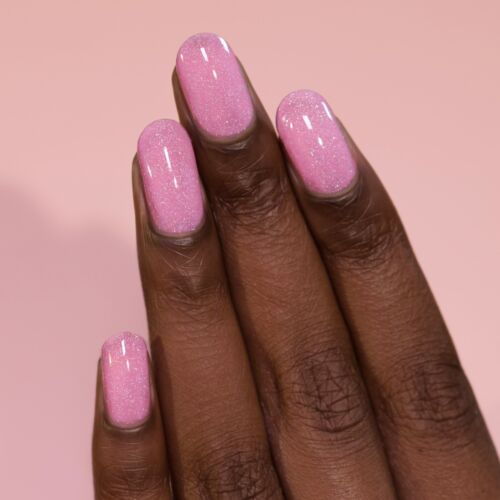 ILNP Holding Hands - Delicate Pink Holographic Jelly Nail Polish - Picture 5 of 5