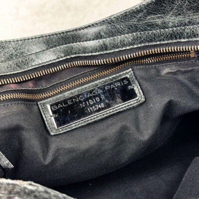 Balenciaga The City 115748 Handbag Shoulder 2way grayish