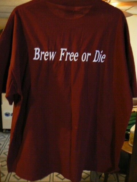 3XL Victory Brewing shirt "Brew Free or Die"