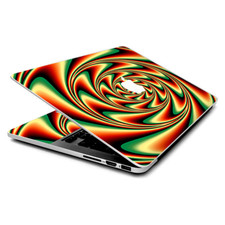 Skin Wrap for MacBook Pro 15 inch Retina trippy motion moving swirl illusion