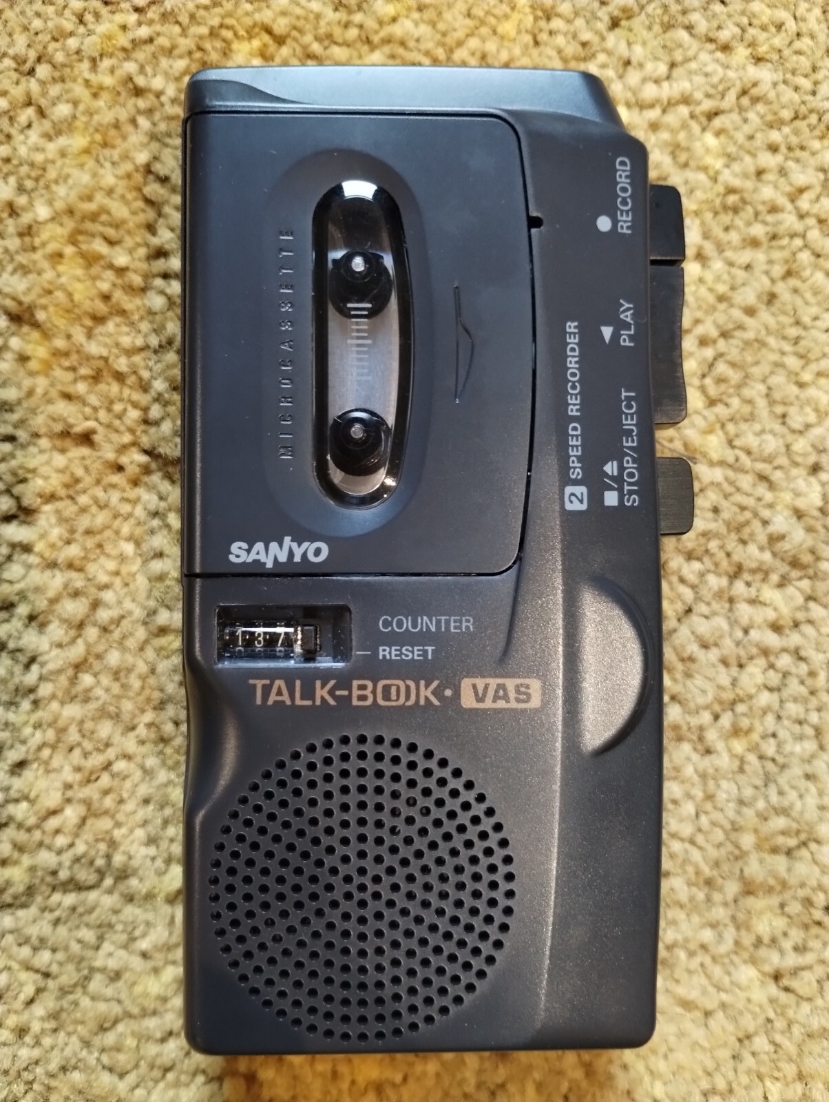 SANYO Trc570m Talk Book Vas Microcassette Voice Recorder Dictaphone