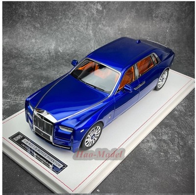 1/18 Rolls-Royce Phantom Limited Resin Diecast Model Car Simulation Gifts Blue