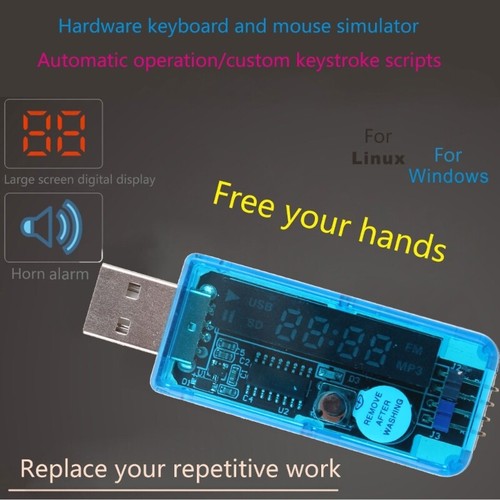 USB 2.0 Keyboard Mouse Hardware Emulator Support for Linux for Andri - Afbeelding 7 van 8