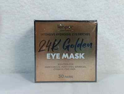 Kinpur 24k Golden Eye Mask Intensive Hydrogel Eye Patches 30 Pairs | Sealed -1P