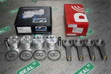 CP Pistons BC625+ Rods RSX K20 K20A K20A2 K20Z K20Z1 12.5:1 86.5mm