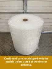Large Wrap Cushioning Bubble 1/2” 125’ long 24” wide 1/2 24 125 Perf 12”