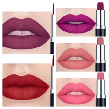 Matte Long Lasting Lipstick Colorful Bold HANDAIYAN Velvety Smooth Nonstick Cup
