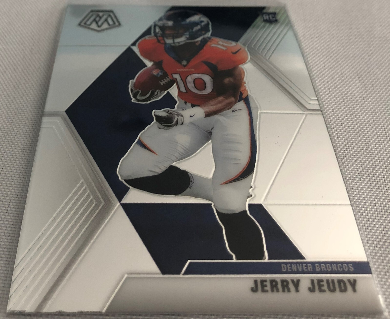 2020 Panini Mosaic Football Jerry Jeudy Denver Broncos rookie card #206