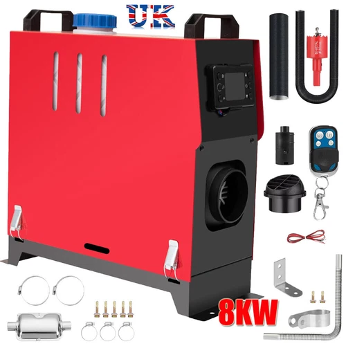 12V 8KW Air Diesel Heater Caravan Camper Van Motorhome Night Parking Hot Truck