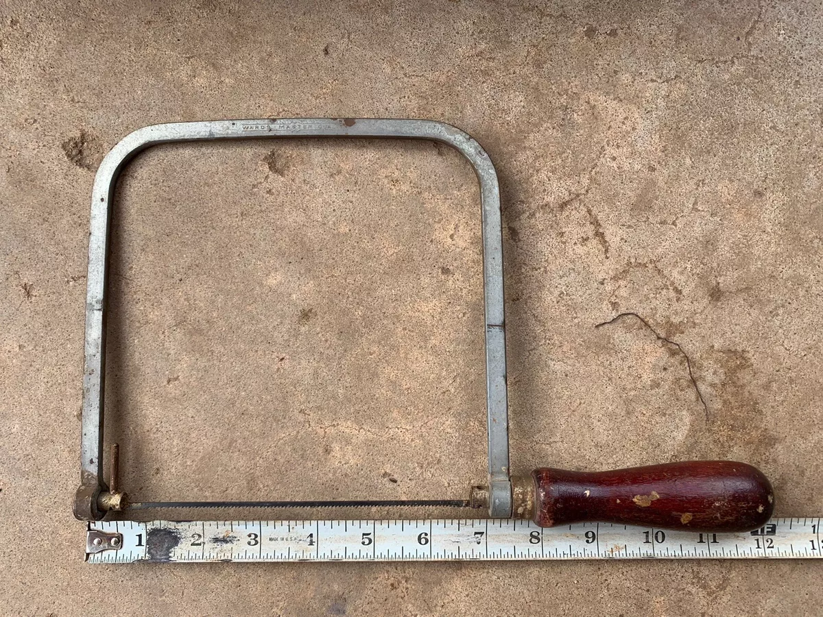Vintage Wards Wood Handle Coping Saw