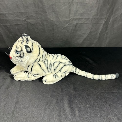 Rinco weiß & schwarz sibirischer Bengal gestreifter Tiger Plüschtier Stofftier - Bild 15 von 24