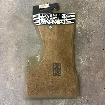 NOS Plasticolor Van Floor Mats Dodge Van 78-93 Custom Fit Deadstock Tan Ram Van