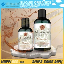 Sliquid Organics Oceanics Water Lubricant🍯H2O Sea REAL FEEL Glide Sex Lube Gel