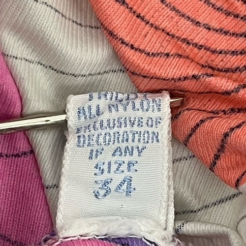 Vintage Vanity Fair Women's 34 Panty Panties Mod Fan Tricot Nylon Gusset - Picture 4 of 6