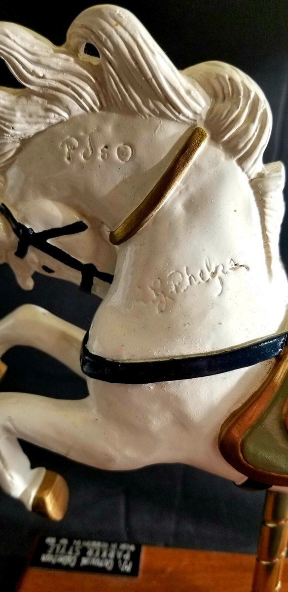 PJ'S CAROUSEL COLLECTION ORIGINAL FLOWERED HORSE MICHELLE PHELPS