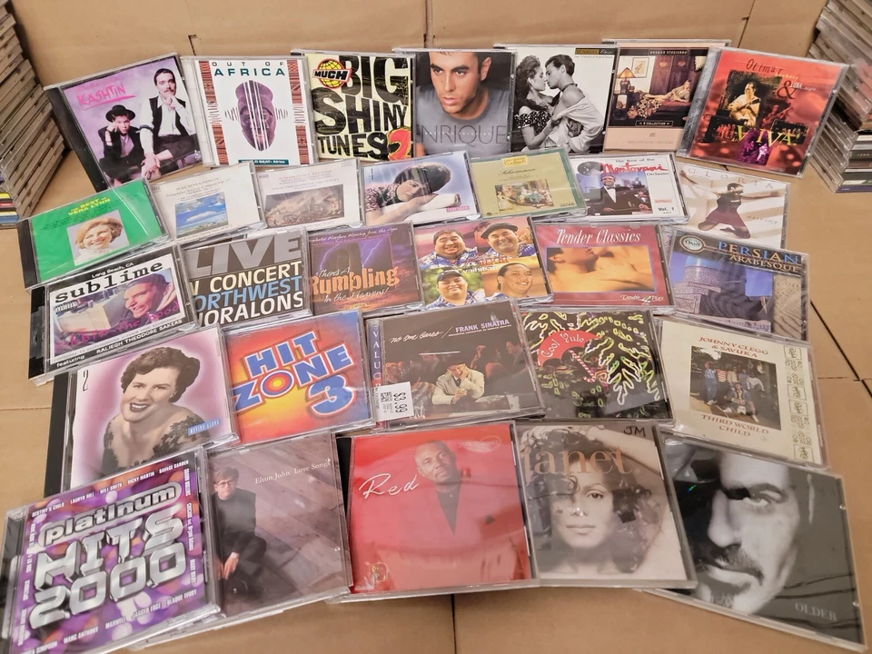 Lot of 50 Assorted CDs MIX ALL Genres Artwork+Case RANDOM BUNDLE Wholesale Bulk - Image 4 of 4