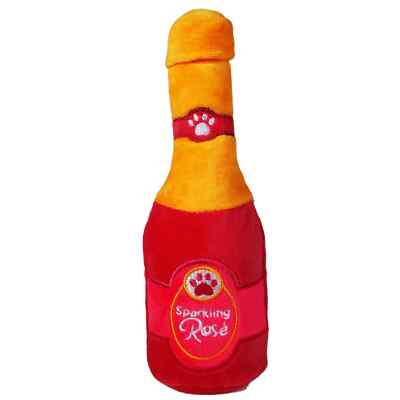 Dog Toy : Sparkling Ros Plush Bottle | eBay