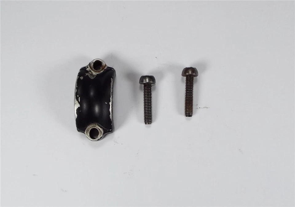 HAYES NINE 9 - BLACK ALLOY - BRAKE LEVER HANDLEBAR CLAMP WITH BOLTS - MTB HYBRID - Image 1 of 1