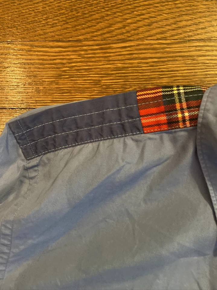 COMME DES GARÇONS HOMME PLUS Azul con Parche Charreteras Talla S Foto 3 de 4