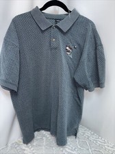 Tazmanian Devil Warner Bros. Golf Polo Shirt Looney Tunes Size XL Gray