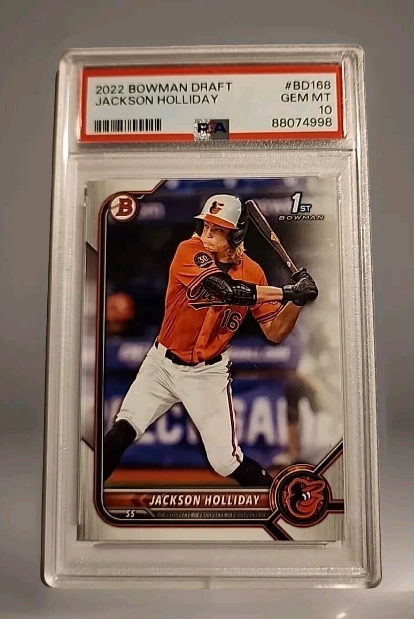 2022 Bowman Draft Jackson Holliday 1st Bowman #BD168 PSA 10
