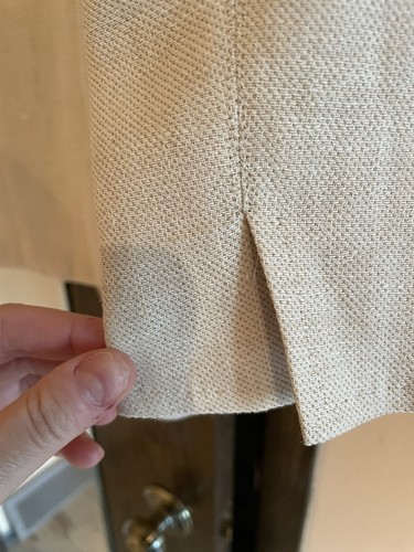 Max Mara (brand cut out) Linen Blazer NWOT Size 10 - Picture 11 of 13