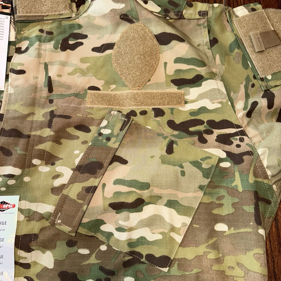 Camisa Atlanco TRUSPEC 1265 NYCO resposta tática MULTICAM grande regular nova - Imagem 3 de 4