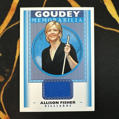 2019 Upper Deck Goodwin Champions Goudey Memorabilia Allison Fisher #GM-AF