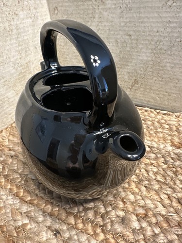 Hall 3232 Double Spout & Chamber Teamaster Teapot Black - Picture 7 of 13
