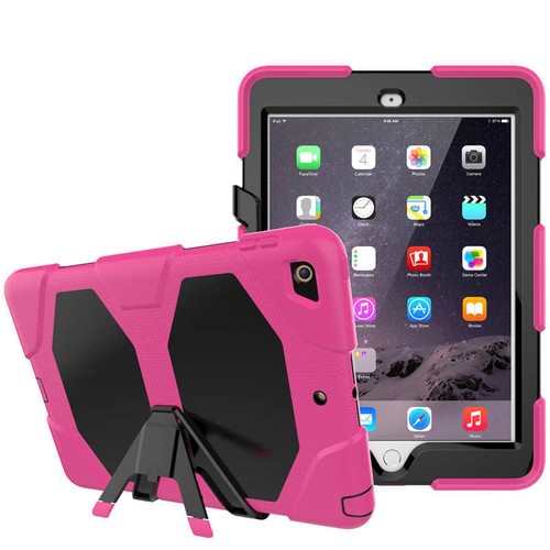 For iPad 10/9/8/7/6/5th Gen 4 3 Gen Air Pro 11 12.9 Mini Rugged Stand Case Cover - Picture 18 of 64