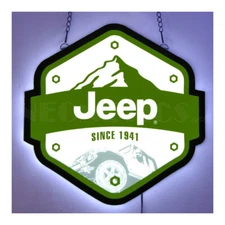 Neonetics 7LEDJP Jeep Since 1941 Slim Line Led Sign