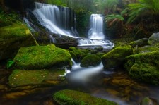 Fotomurale TESSUTO NON TESSUTO CASCATA (6205S) - flusso d'acqua montagna XXL