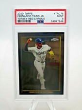 2020 Topps Chrome Fernando Tatis JR Turkey Red #TRC76 PSA 9