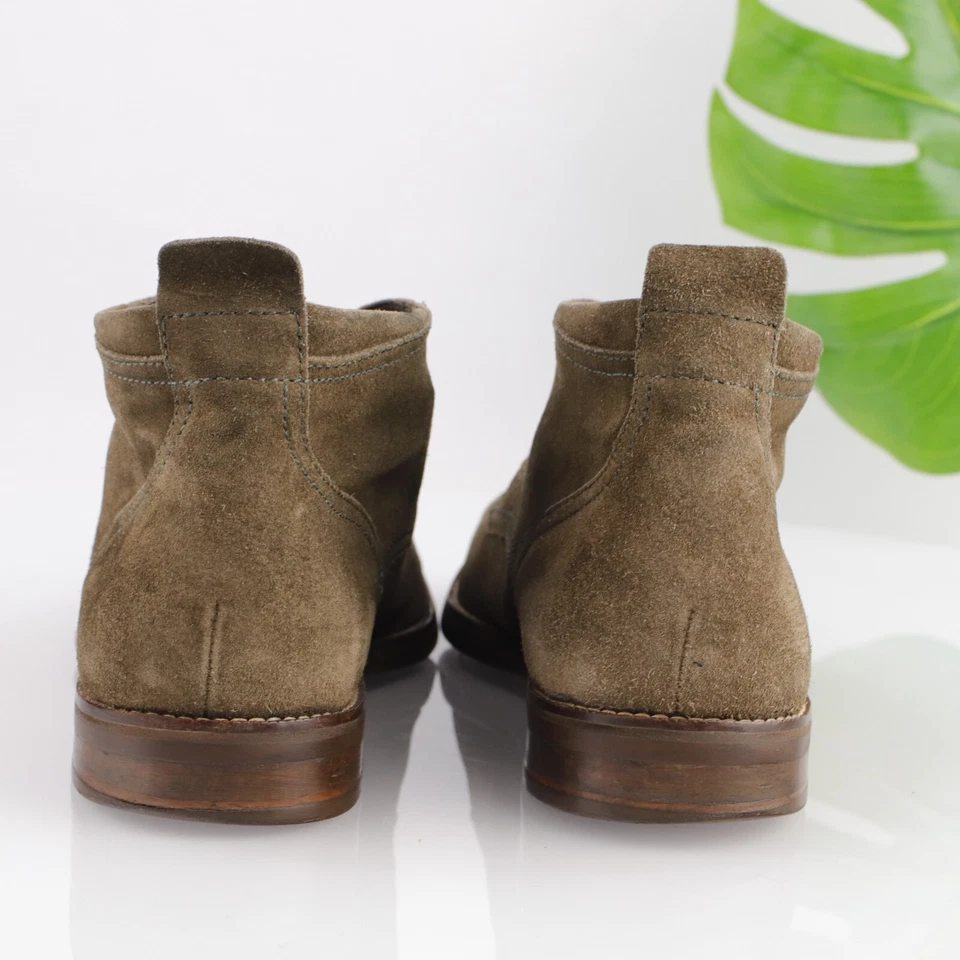 Cole Haan Mens Charles Boot Size 13 M Olive Suede Lace Up Chukka - Image 4 of 4