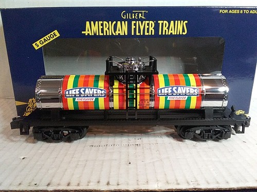 AMERICAN FLYER Cal-Stewart 7 Car Lifesavers Tank Car Set - Picture 4 of 21